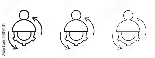 Adaptation icon. Simple element illustration. Can be used for web and mobile.