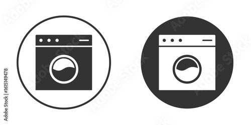Laundry icon, symbol, Vector pictogram. Simple element illustration.