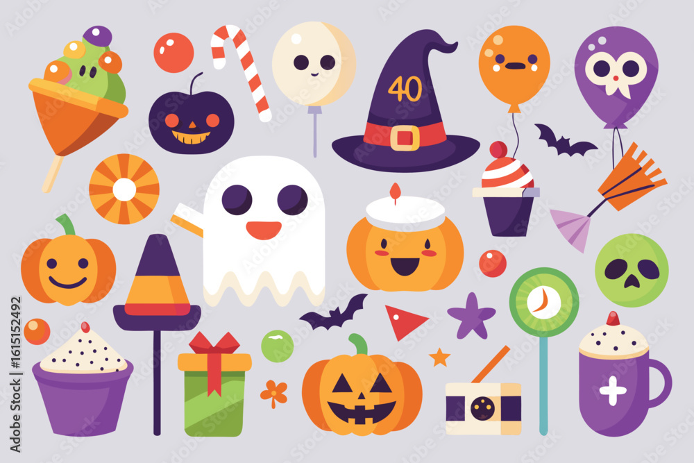 Fototapeta premium halloween seamless pattern