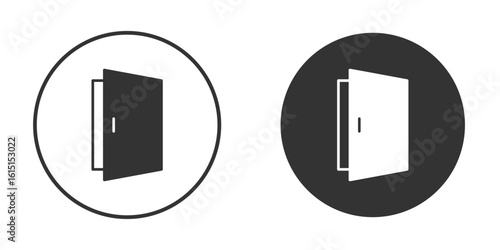 Door icon, symbol, Vector pictogram. Simple element illustration.