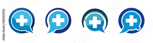 Modern Hospital Healthcare and Medical Checkup Vector Illustration
