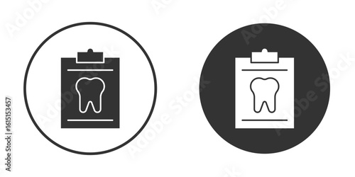 Dental X ray icon, symbol, Vector pictogram. Simple element illustration.