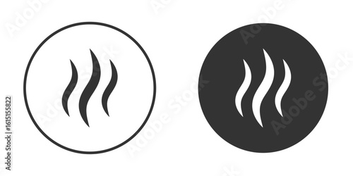 Aroma icon, symbol, Vector pictogram. Simple element illustration.