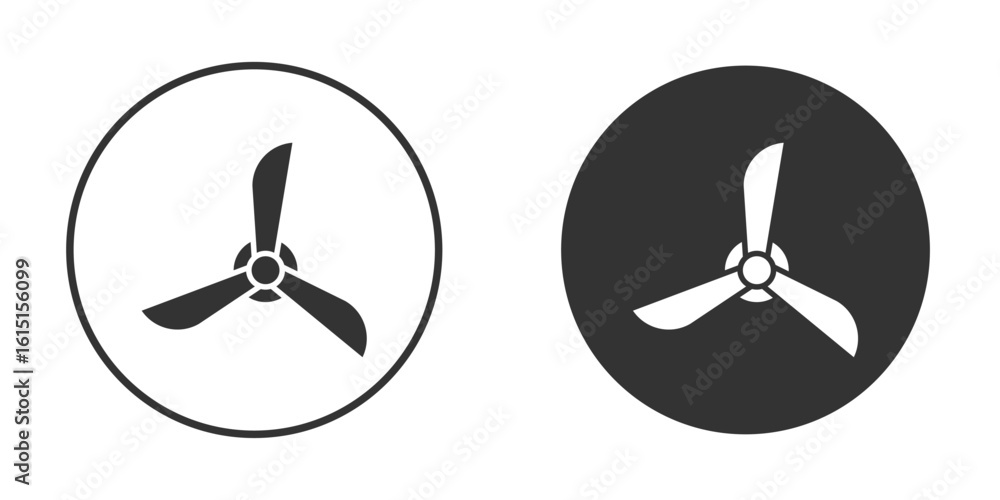 Φωτογραφία Airscrew icon, symbol, Vector pictogram