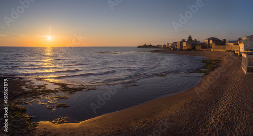 Breathtaking Sunset Over Punta Secca, Ragusa's Magical Hues, Sicily, Italy