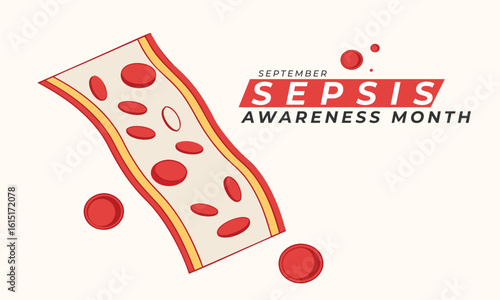 Sepsis Awareness Month. Sepsis Concept Background.