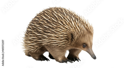 Tableau sur toile Isolated Echidna