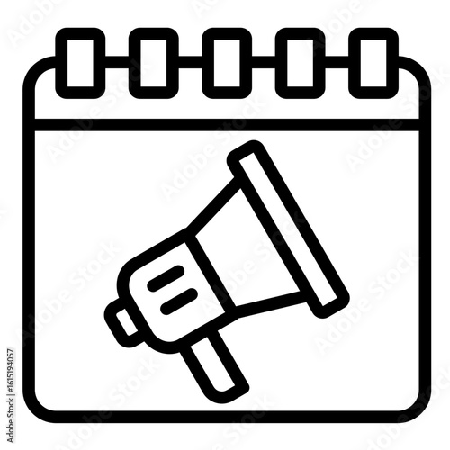 Campaign Scheduler  Icon Element For Design
