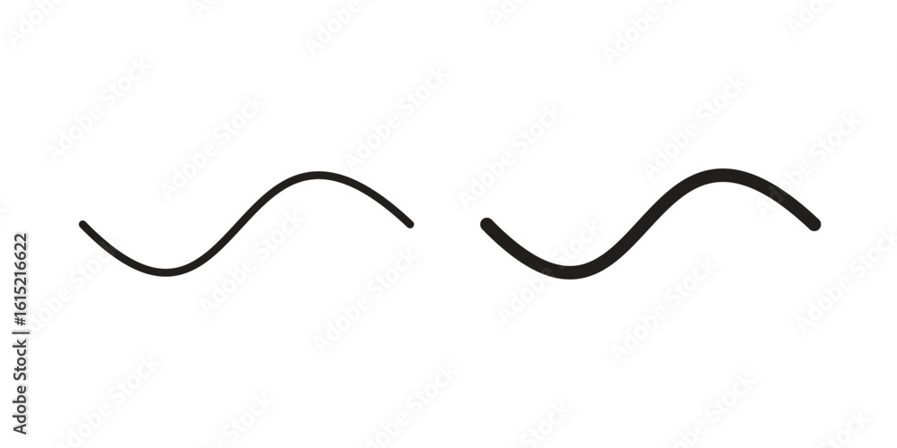 Tilde icon vector in simple flat design, outline. Tilde icon vector in simple flat design, outline.