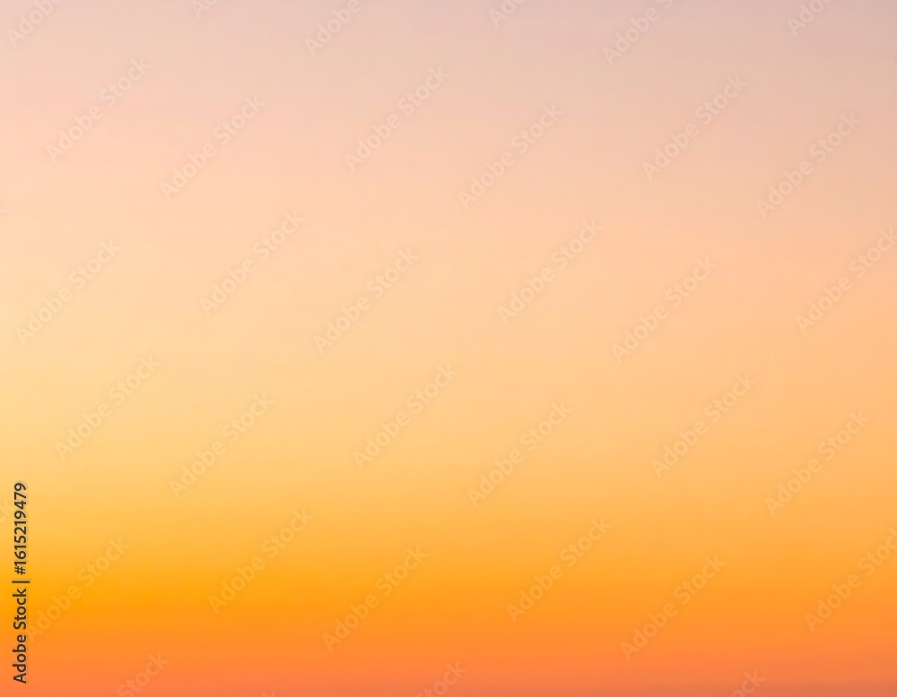 Naklejka premium Soft sunset colors blending into the sky