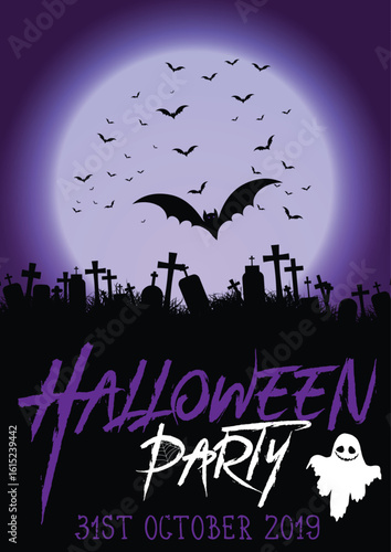 background for halloween party poster 0209