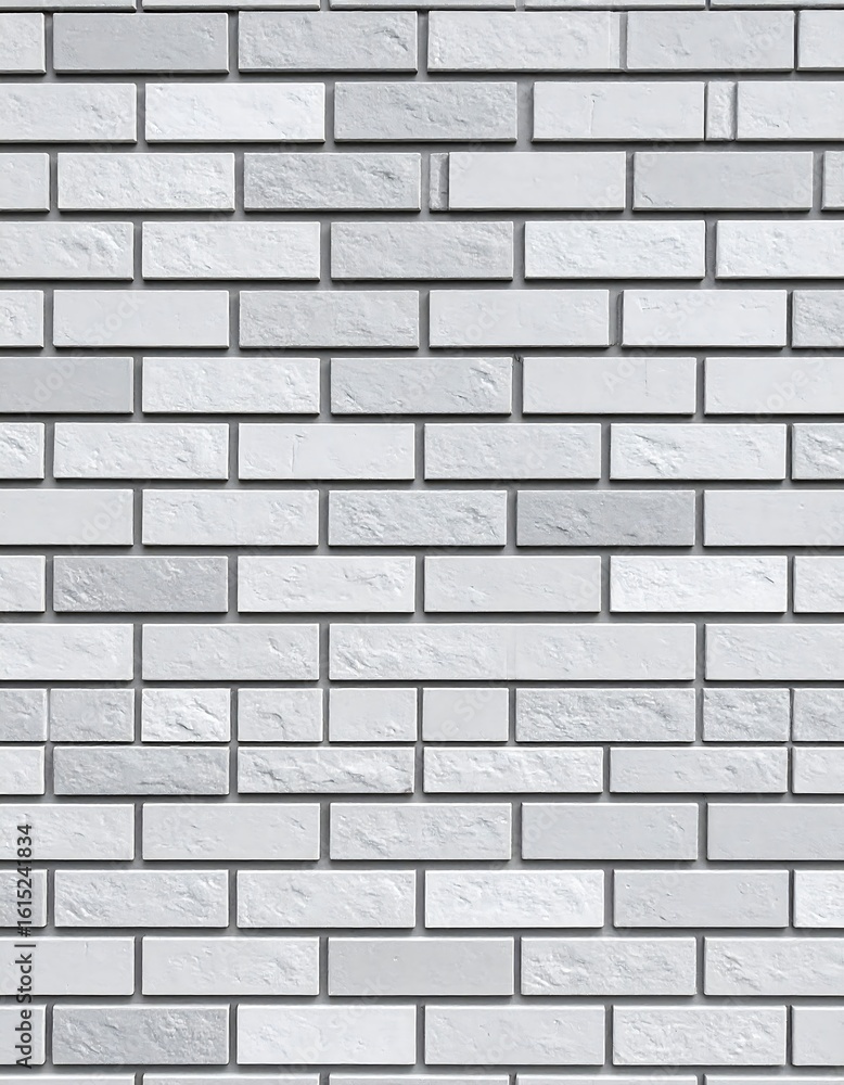 Obraz premium A pattern of light gray bricks