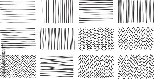 Black hand drawn horizontal vertical wavy zigzag lines, abstract, art, background, black, clean, design, graphic, hand drawn, horizontal, illustration, line art, lines, pattern, simple, sketch, textur