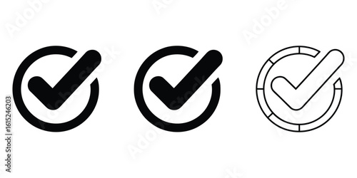 green check mark 3d icon render illustration isolated on transparent background  