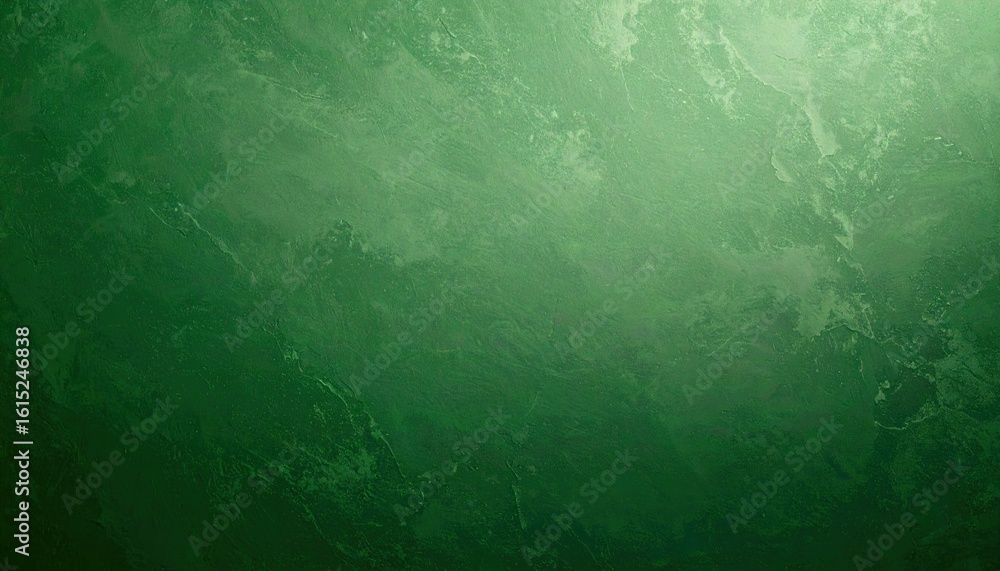 Fototapeta premium Stone Washed Gradient Background in Green with Smooth Texture and Elevated Light Effect