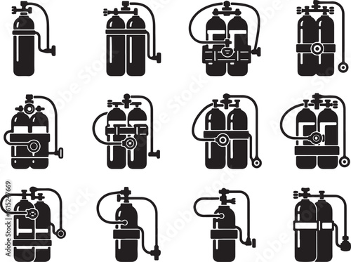 Scuba diving oxygen tank equipment breathing apparatus, scuba diving, oxygen tank, breathing apparatus, diving gear, underwater, equipment, scuba equipment, diving equipment, air tank, scuba gear, div