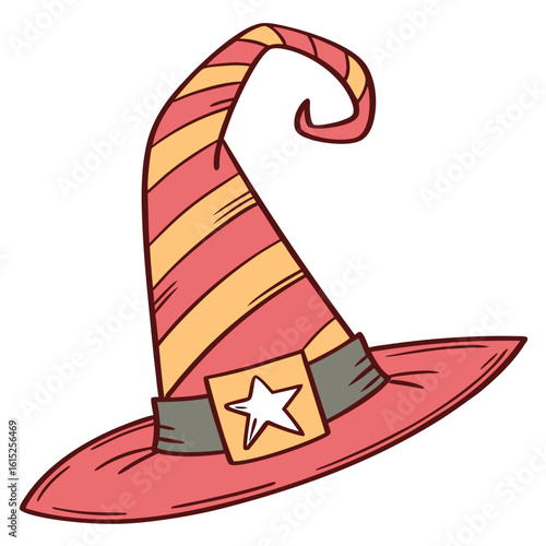 sombrero de bruja para halloween Vector Gratis