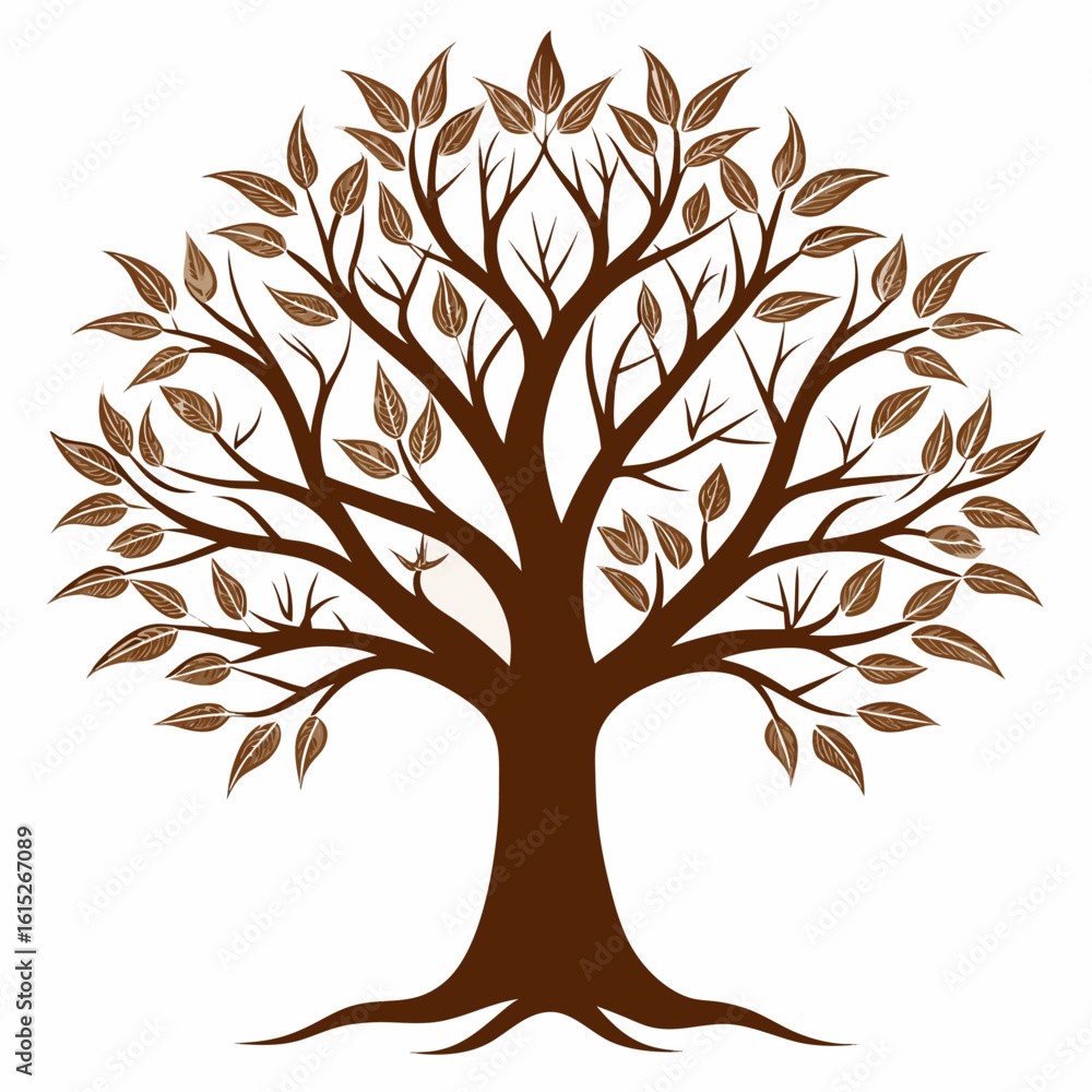 Obraz premium vector tree silhouette