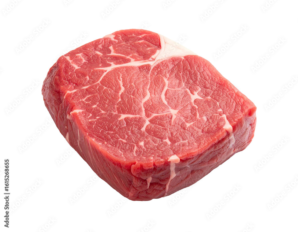 Fresh raw beef steak isolated on transparent background Fresh raw beef steak isolated on transparent background
