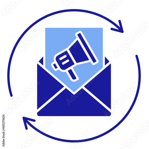 Email Automation  Icon Element For Design
