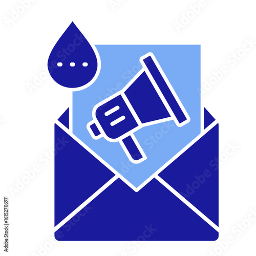 Drip Campaign  Icon Element For Design
