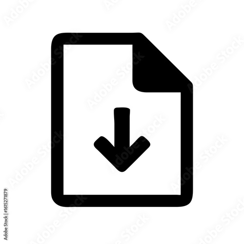Download file icon vector illustration