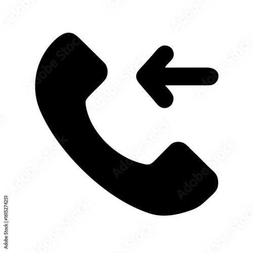 Phone outgoing icon vector illustration