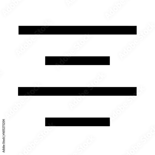 Text align center icon vector illustration