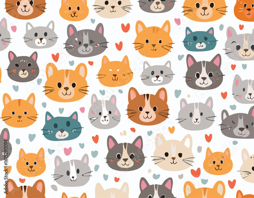 A clean cat silhouette vector icon set in minimalist style featuring various feline poses, perfect for pet designs, logos, stickers, and digital artwork in high-resolution flat design


