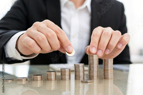 business man and money