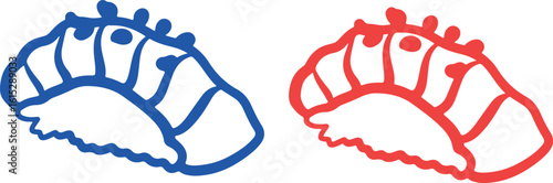 Sushi food ink Japanese cuisine	
