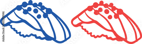 Sushi food ink Japanese cuisine	
