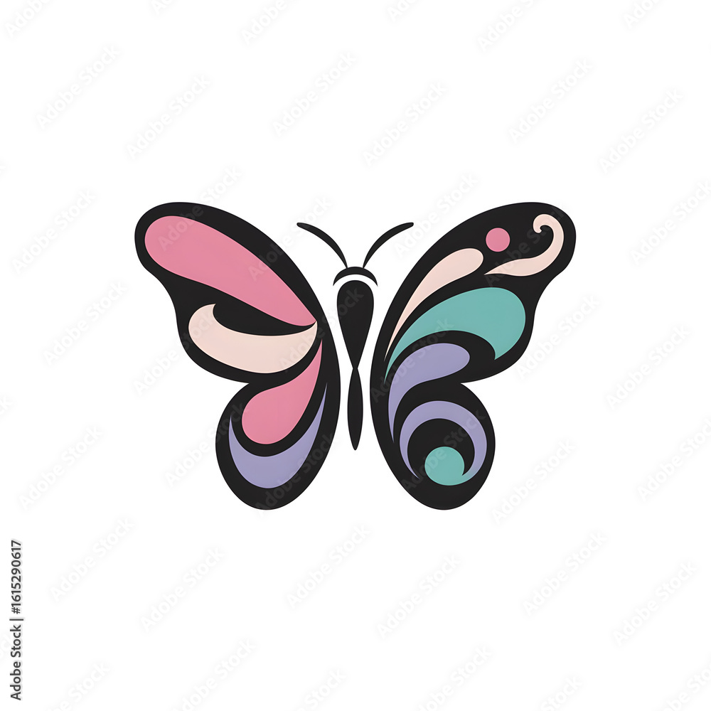 Obraz premium Butterfly logo.....version 4.....use for graphice work etc..