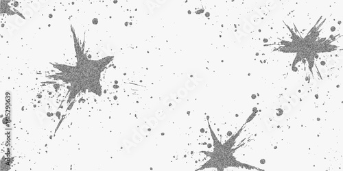 Background with stars. Photocopy line art with heavy threshold contrast and dotted halftone surface.