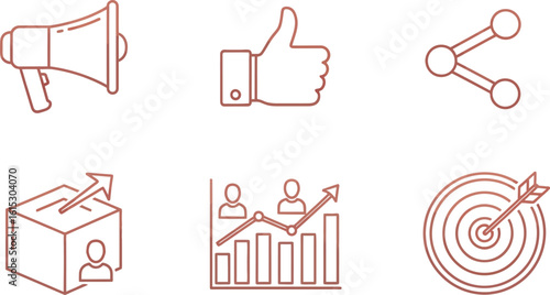 Boost business growth with marketing strategy and social media engagement for target audience reach
