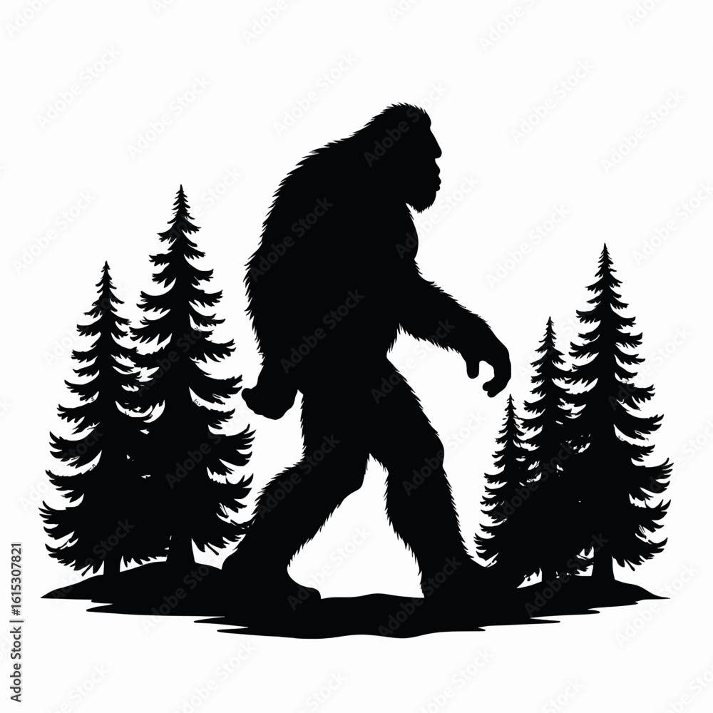 Fototapeta premium Vector illustration of a pine tree