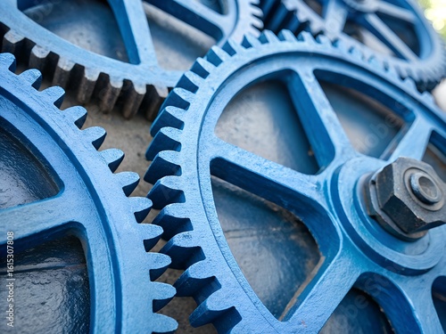 gears on a white background
