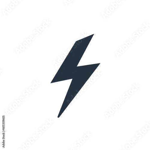 Lightning bolt symbol, flat vector icon, minimalist style, clean lines, white background, logo design Free Download Lightning bolt symbol, flat vector icon, minimalist style, clean lines, white background, logo design - GFXLoad