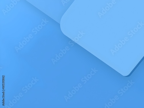 Modern Abstract Background with Geometric Shapes in Blue and Gray Tones – Clean 4K Design for Business or Presentation Use (AI Generated)
