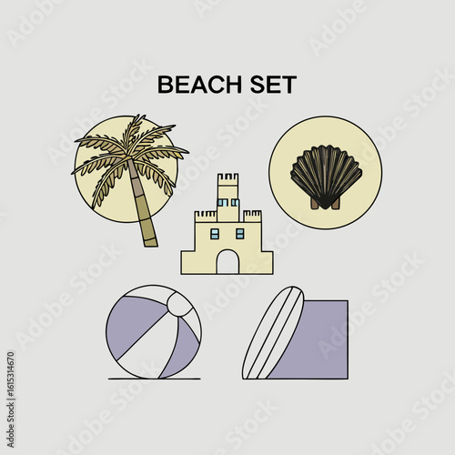 travel and tourism icons