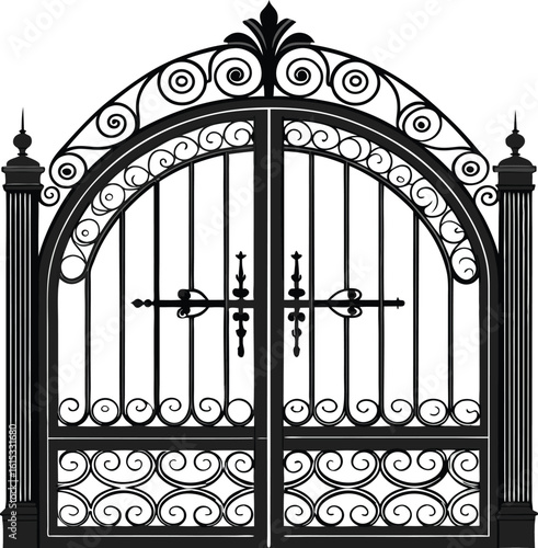 wrought iron gates
