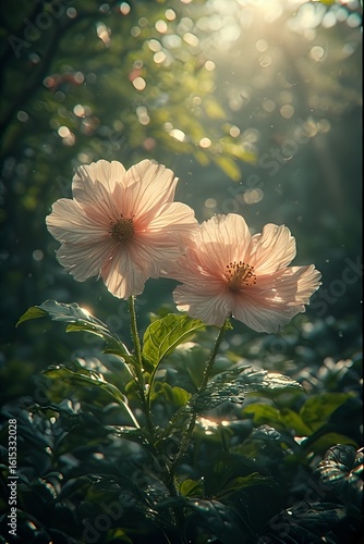 Two Flowers in the Garden