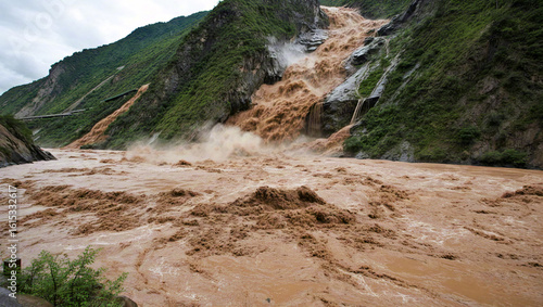 Wallpaper Mural flood, disaster, flash flood, catastrophe, tsunami Torontodigital.ca