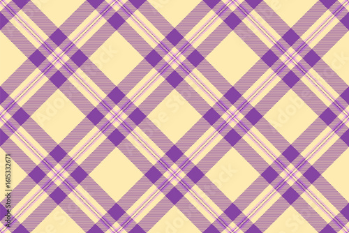 Network fabric check tartan, couch texture pattern background. Bedding seamless plaid textile vector in purple and light colors.
