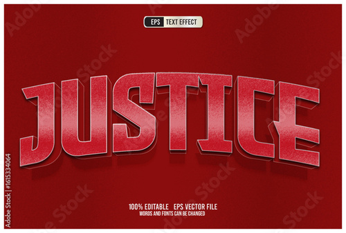 TEXT EFFECT JUSTICE