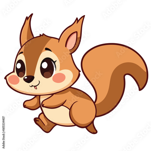 Cute Fullbody Running Fox