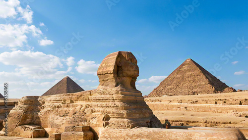 Wallpaper Mural sphinx and pyramid Torontodigital.ca