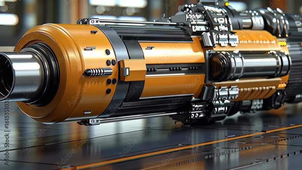 Futuristic machinery showcases intricate designs and advanced technology, highlighting innovation and engineering craftsmanship in action Futuristic machinery showcases intricate designs and advanced technology, highlighting innovation and engineering craftsmanship in action