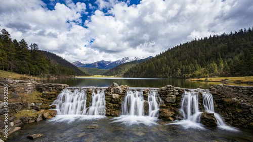 waterfall in yosemite