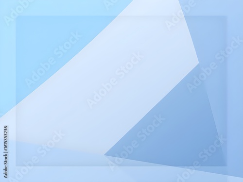 Modern Abstract Background with Geometric Shapes in Blue and Gray Tones – Clean 4K Design for Business or Presentation Use (AI Generated)